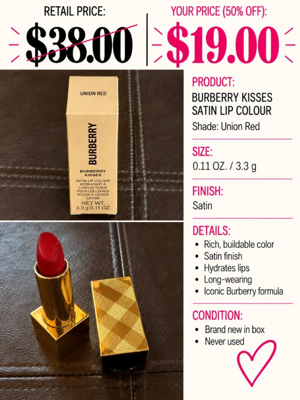 Burberry Lipstick Red